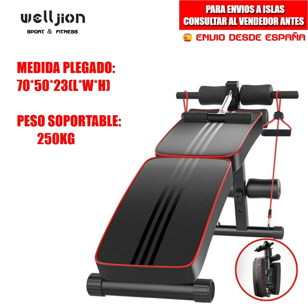 Dumbbell Stool Foldable Weight Bench Incline Weight Bench Multifunctional Bodybuilding for Comprehensive Training Fitness Machine Gym Home