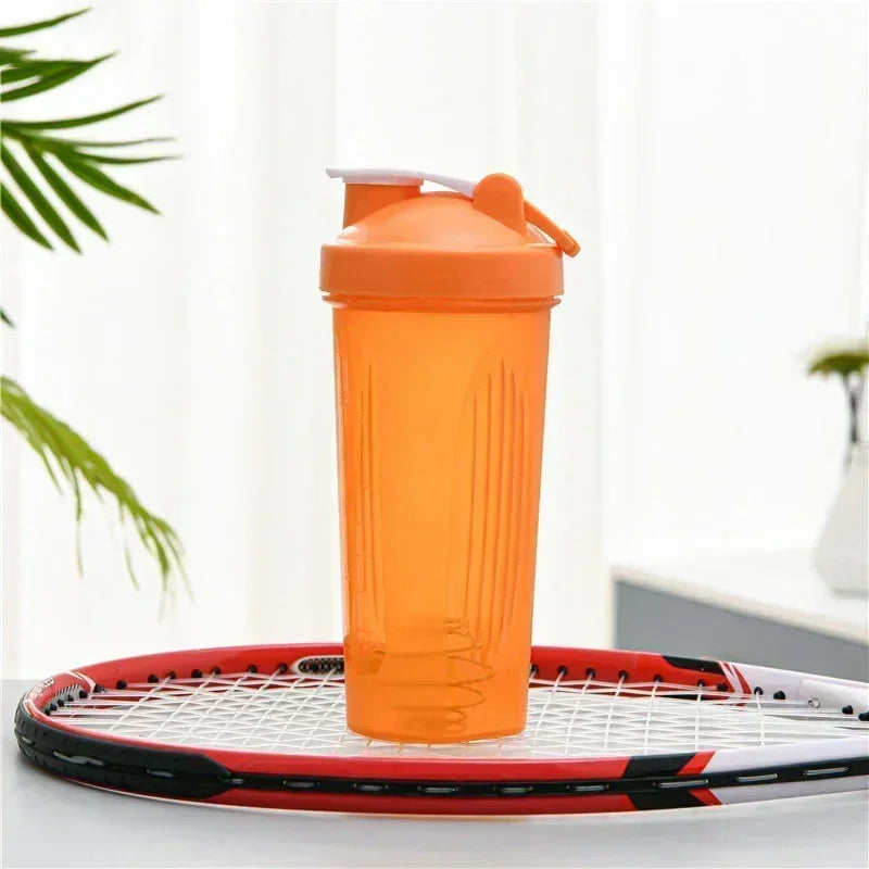 600ml Portable Protein Powder Shaker Bottle Leak Proof Water Bottle for Gym Fitness Training Sport Shaker Mixing Cup
