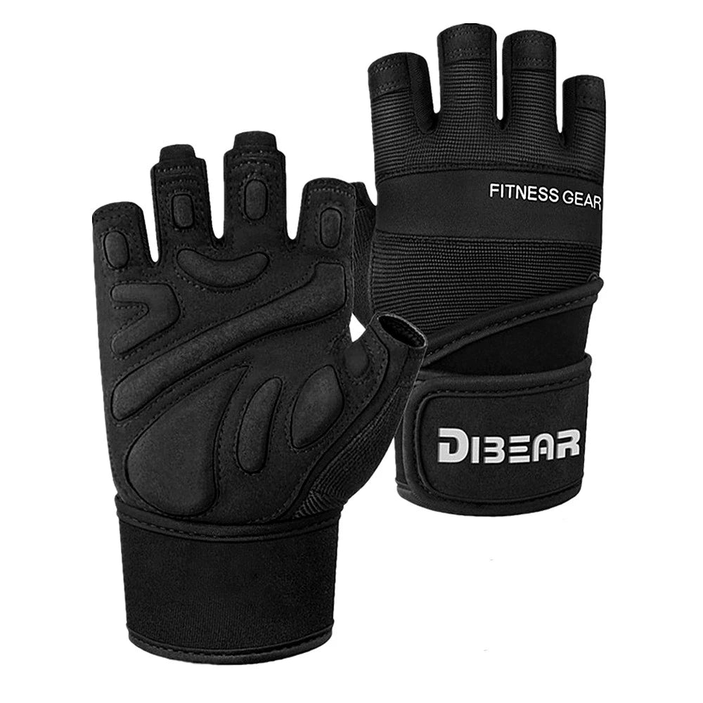 Bodybuilding Gym Gloves Weightlifting Dumbbell Kettlebell Pull Ups  Workout Fitness Gloves For Man Women Crossfit Training