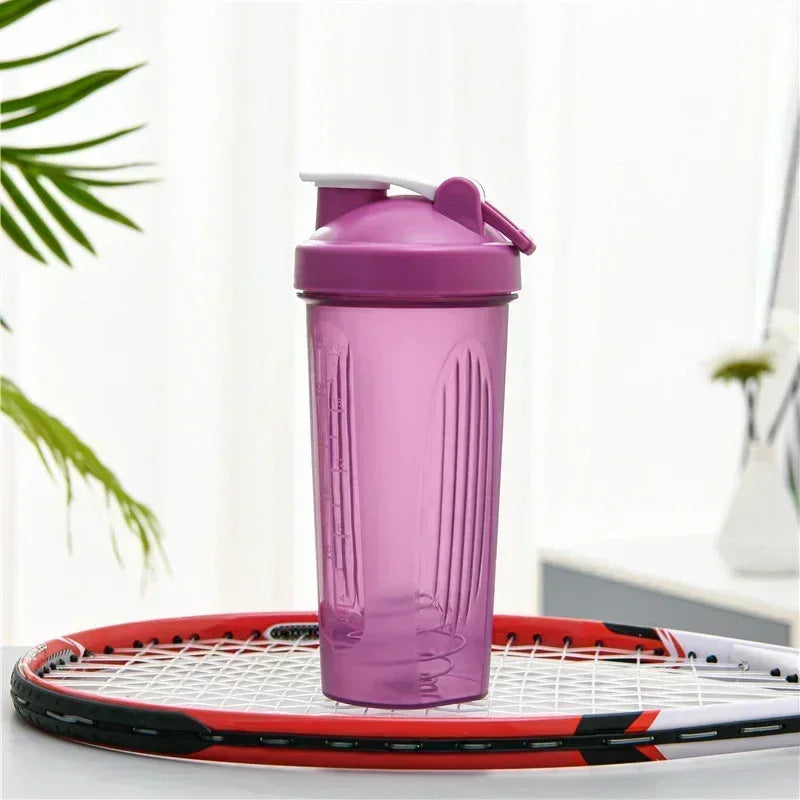 600ml Portable Protein Powder Shaker Bottle Leak Proof Water Bottle for Gym Fitness Training Sport Shaker Mixing Cup