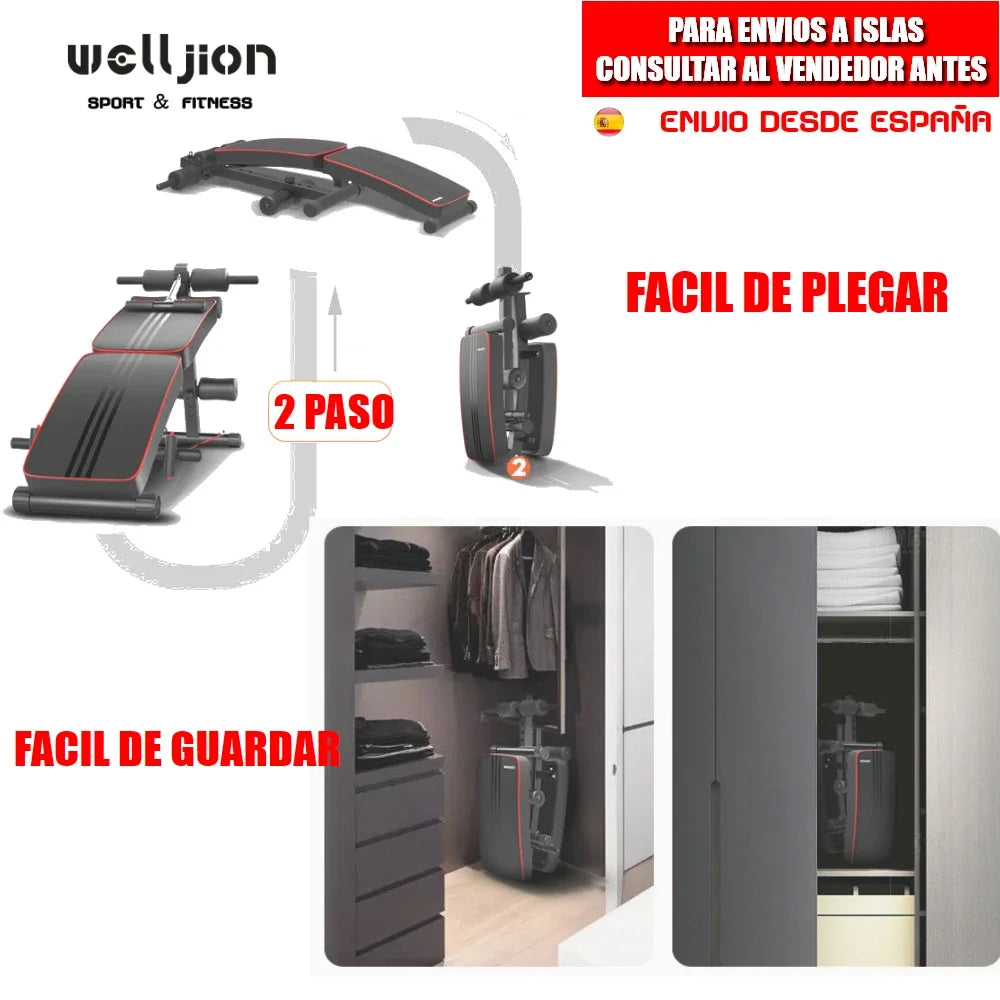 Dumbbell Stool Foldable Weight Bench Incline Weight Bench Multifunctional Bodybuilding for Comprehensive Training Fitness Machine Gym Home