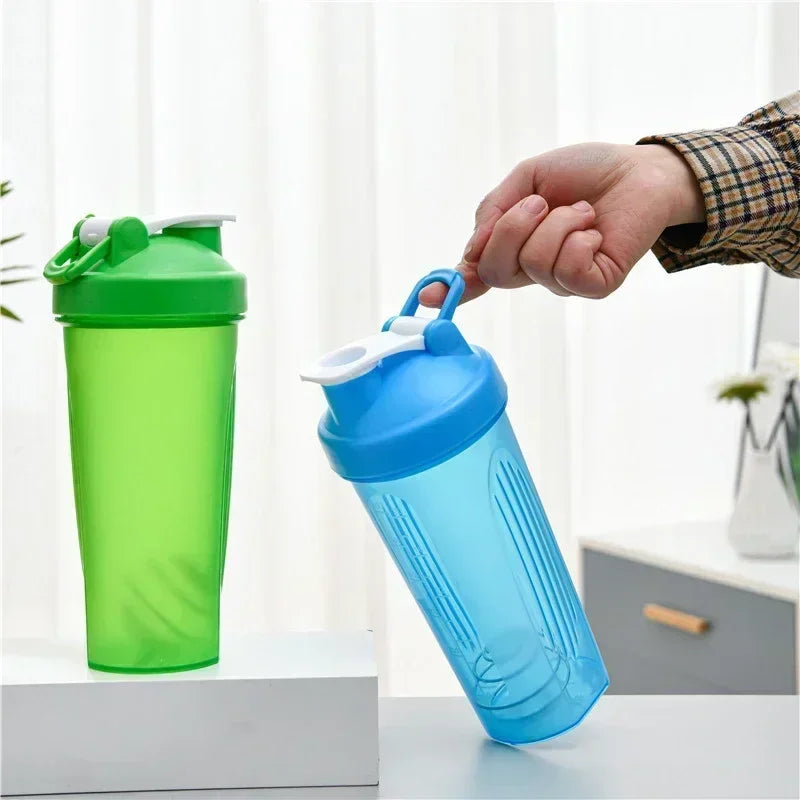 600ml Portable Protein Powder Shaker Bottle Leak Proof Water Bottle for Gym Fitness Training Sport Shaker Mixing Cup