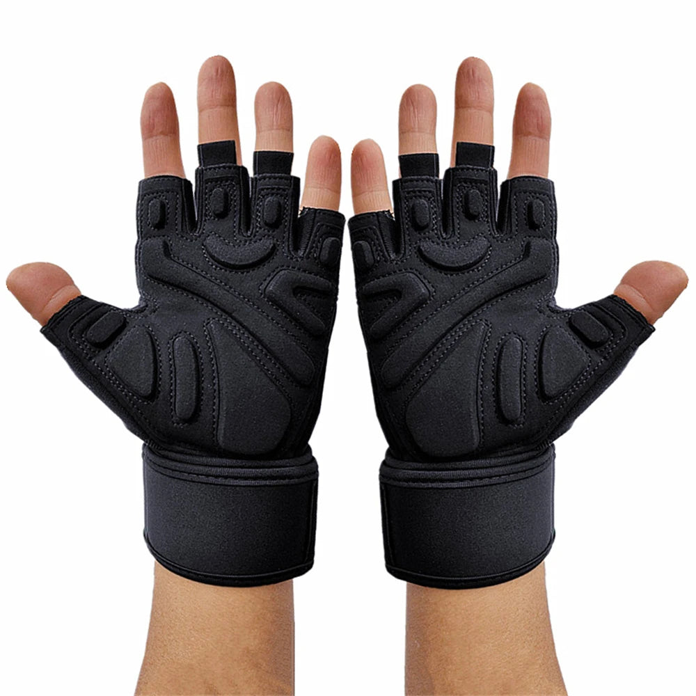 Bodybuilding Gym Gloves Weightlifting Dumbbell Kettlebell Pull Ups  Workout Fitness Gloves For Man Women Crossfit Training