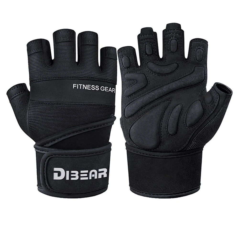 Bodybuilding Gym Gloves Weightlifting Dumbbell Kettlebell Pull Ups  Workout Fitness Gloves For Man Women Crossfit Training