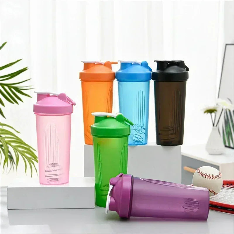 600ml Portable Protein Powder Shaker Bottle Leak Proof Water Bottle for Gym Fitness Training Sport Shaker Mixing Cup