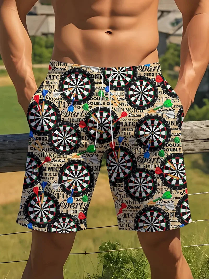 Summer Casual Designer Shorts 3D Men's