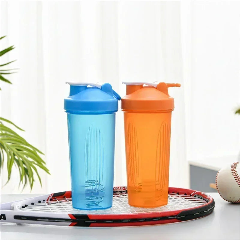 600ml Portable Protein Powder Shaker Bottle Leak Proof Water Bottle for Gym Fitness Training Sport Shaker Mixing Cup